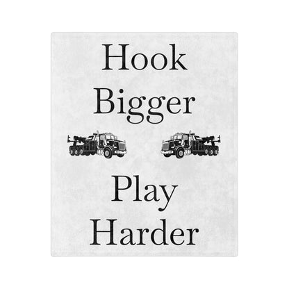 Hook Bigger Velveteen Microfiber Blanket
