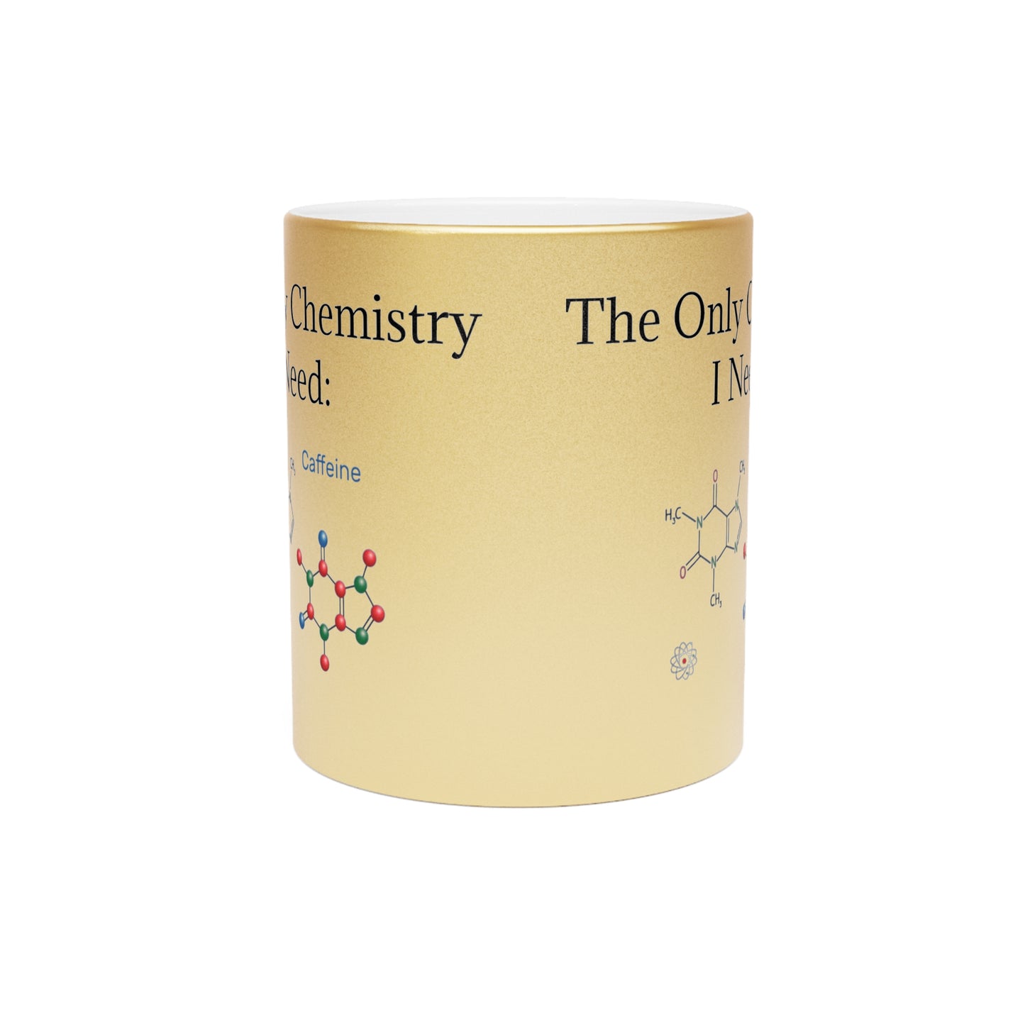 Chemistry Lesson Metallic Coffee Mug