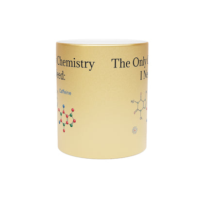 Chemistry Lesson Metallic Coffee Mug