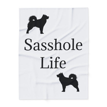 Sasshole Life Arctic Fleece Blanket