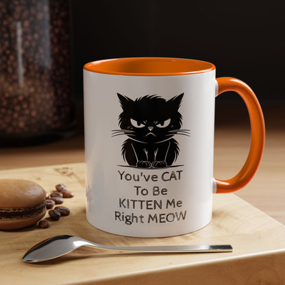 Kitten Me 2-Tone Coffee Mug
