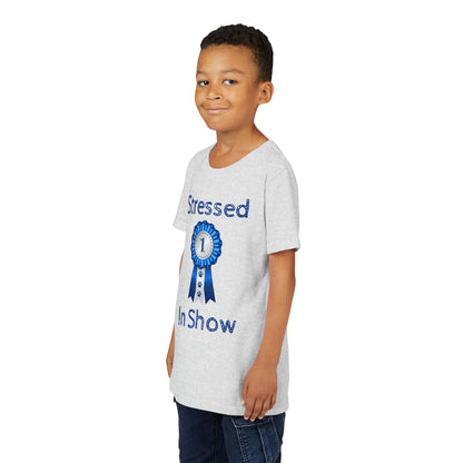 Stressed In Show Youth Unisex Short Sleeve Crewneck Tee