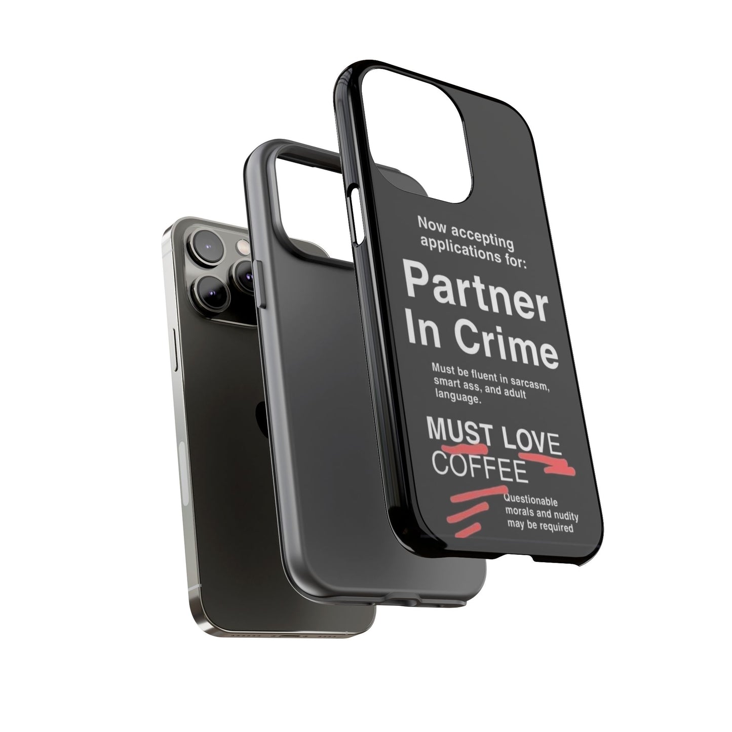Partner In Crime iPhone Case