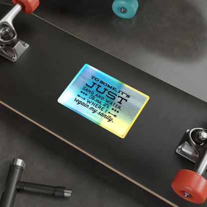 Dr. Beach Holographic Sticker