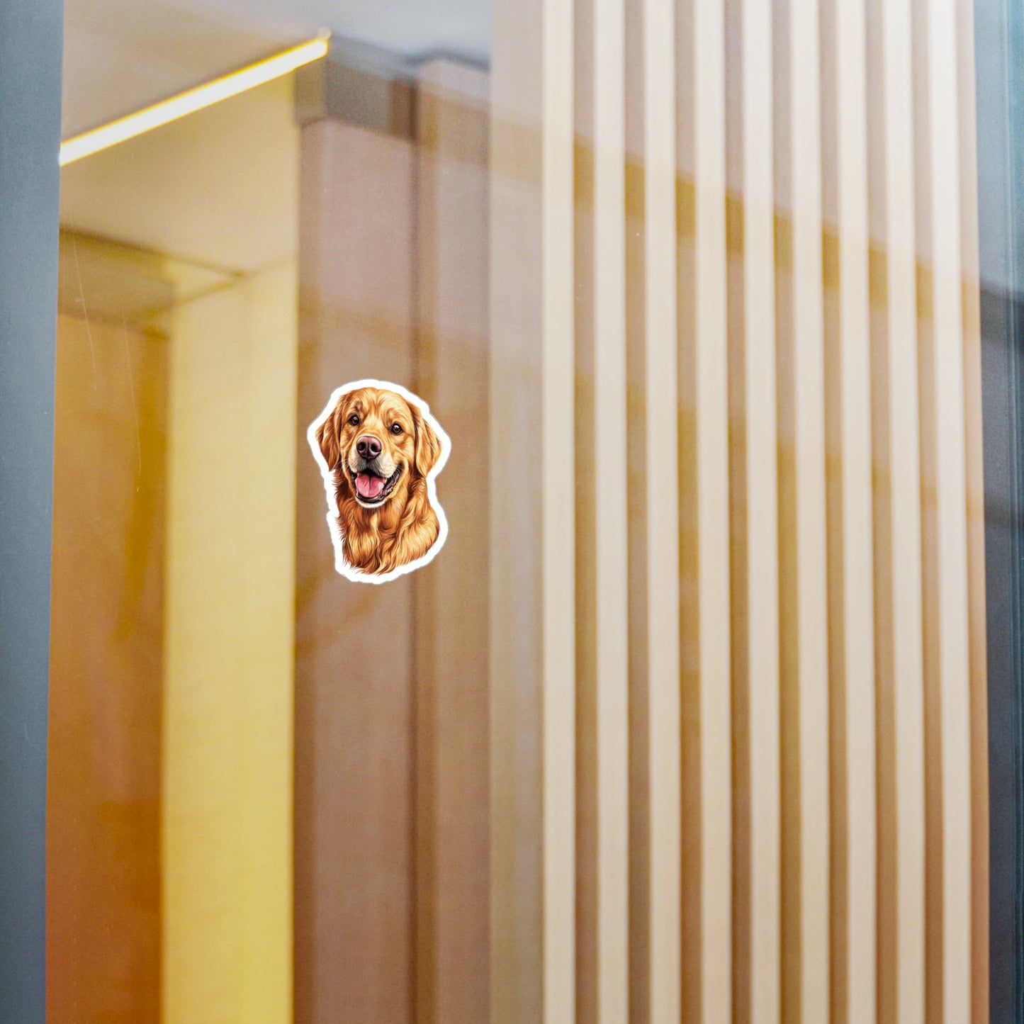Golden Head Vinyl Decal