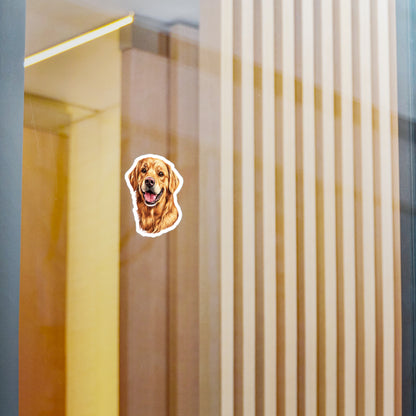 Golden Head Vinyl Decal