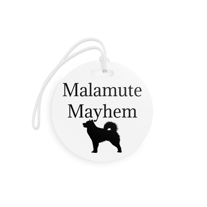 Malamute Mayhem Luggage Tag