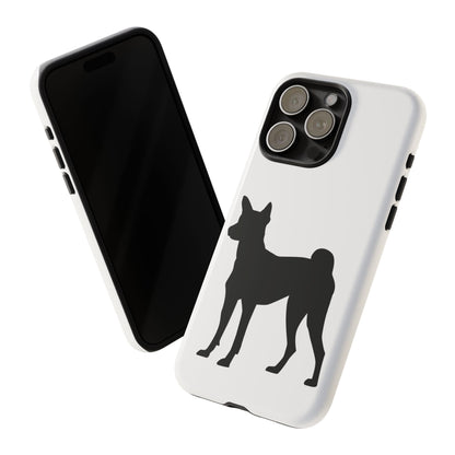 Basenji Silhouette iPhone Case
