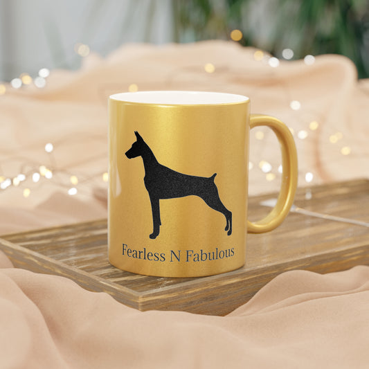 Fearless N Fabulous Metallic Coffee Mug