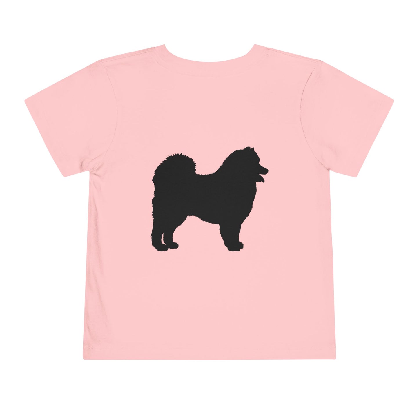Samoyed Silhouette Toddler Unisex Short Sleeve Crewneck Tee