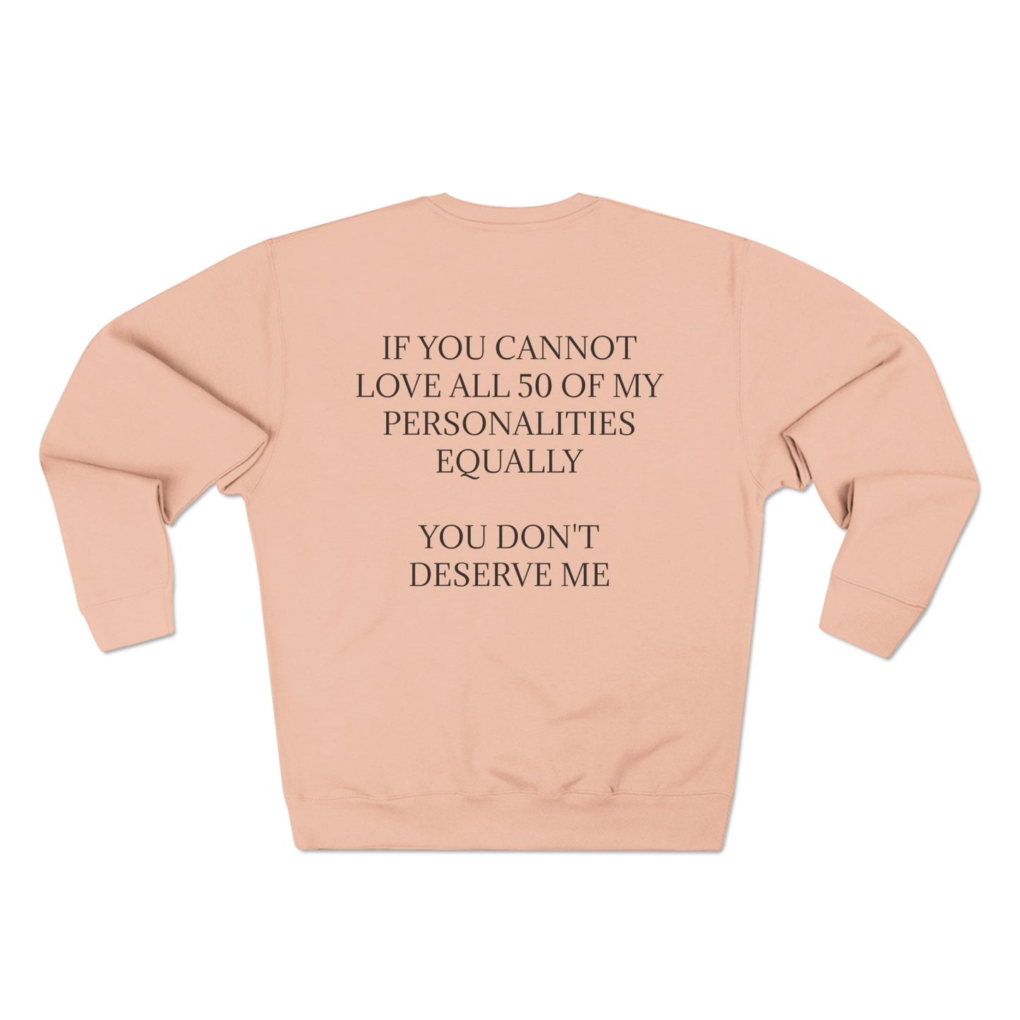 50 Personalities Unisex Crewneck Sweatshirt