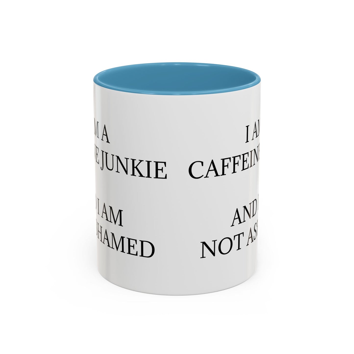 Caffeine Junkie 2-Tone Coffee Mug