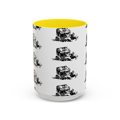 Slingin' Mud Side By Side 2-Tone Coffee Mug