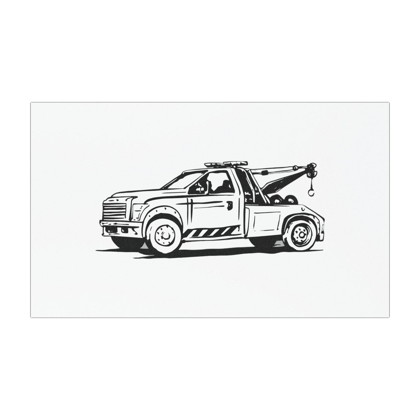 Wheel Lift Tow Truck Indoor/Outdoor Magnet