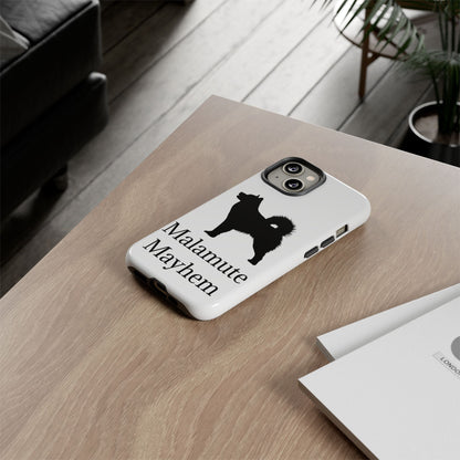 Malamute Mayhem iPhone Case