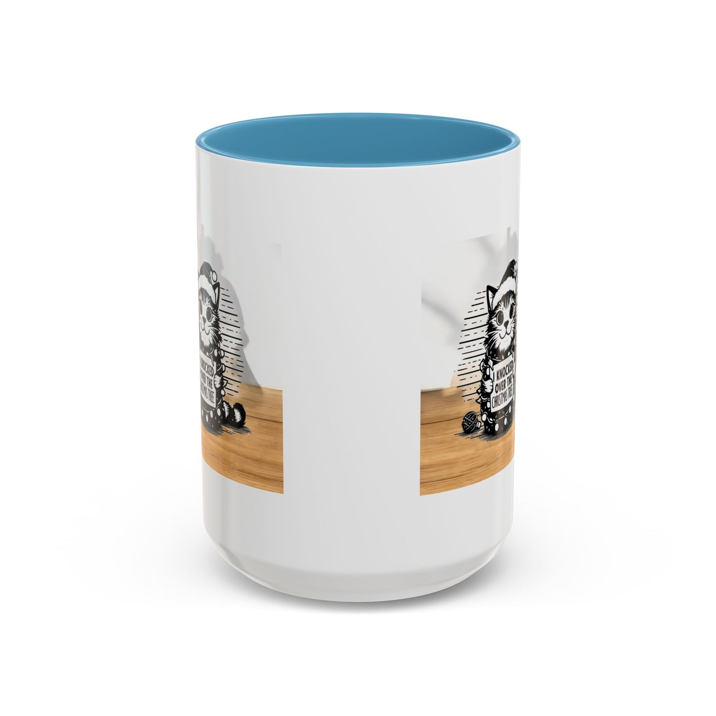 Naughty Cat 2-Tone Coffee Mug