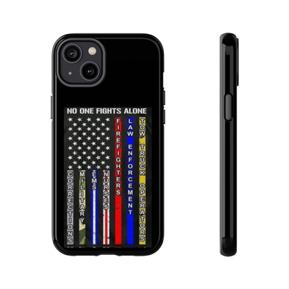No One Fights Alone iPhone Case