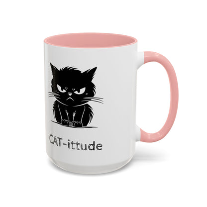 CAT-ittude 2-Tone Coffee Mug