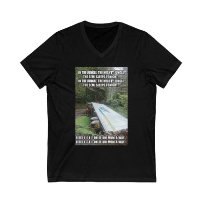 Semi Sleeps Unisex Short Sleeve V-Neck Tee