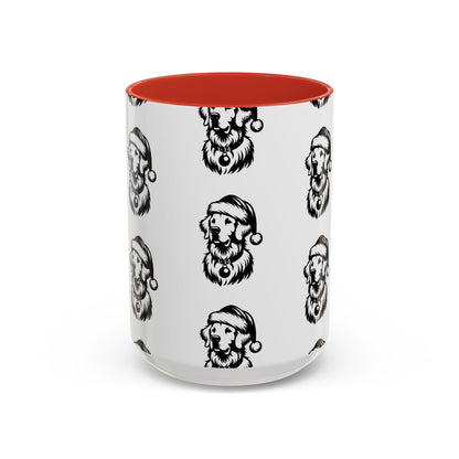 Santa Paws Golden 2-Tone Coffee Mug