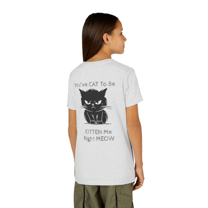 Kitten Me Youth Unisex Short Sleeve Crewneck Tee