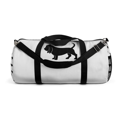 Basset Hound Silhouette Duffel Bag