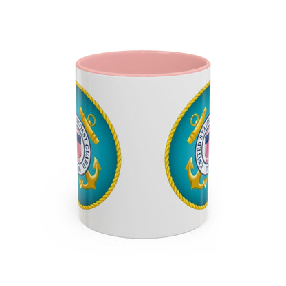 US Coast Guard 2-Tone Coffee Mug