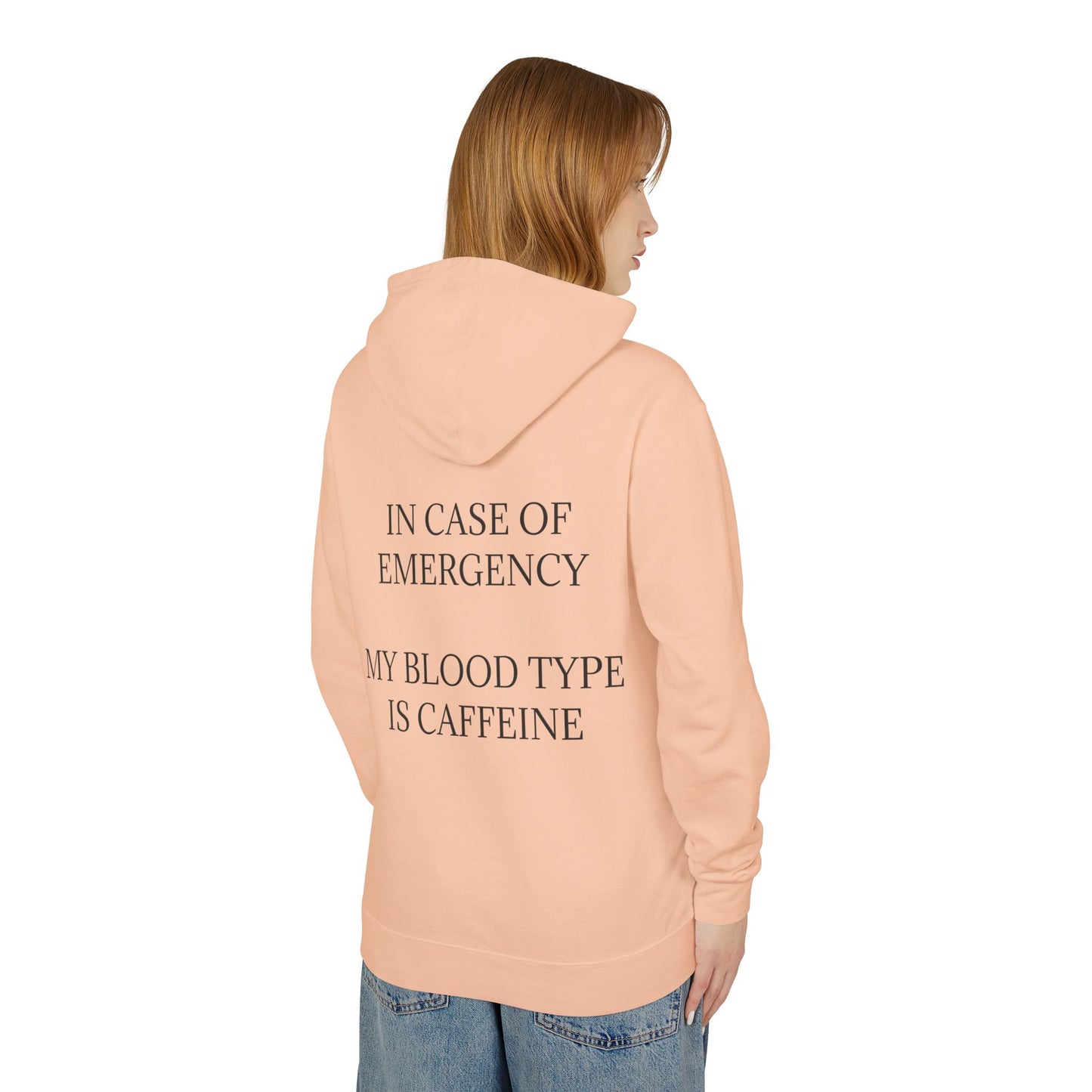 Blood Type Unisex Lightweight Hoodie