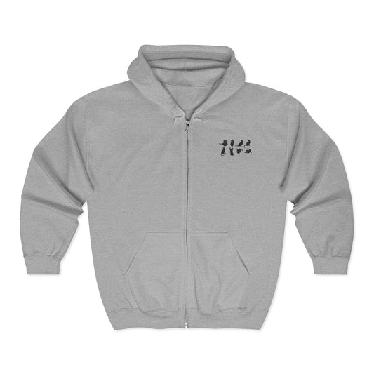 Cat Minions Unisex Full Zip Hoodie