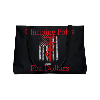 Climbing Poles Weekender Tote Bag