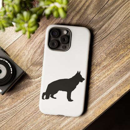 German Shepherd Silhouette iPhone Case