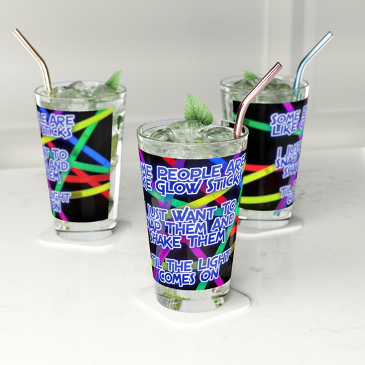 Glow Sticks Drinking Glass