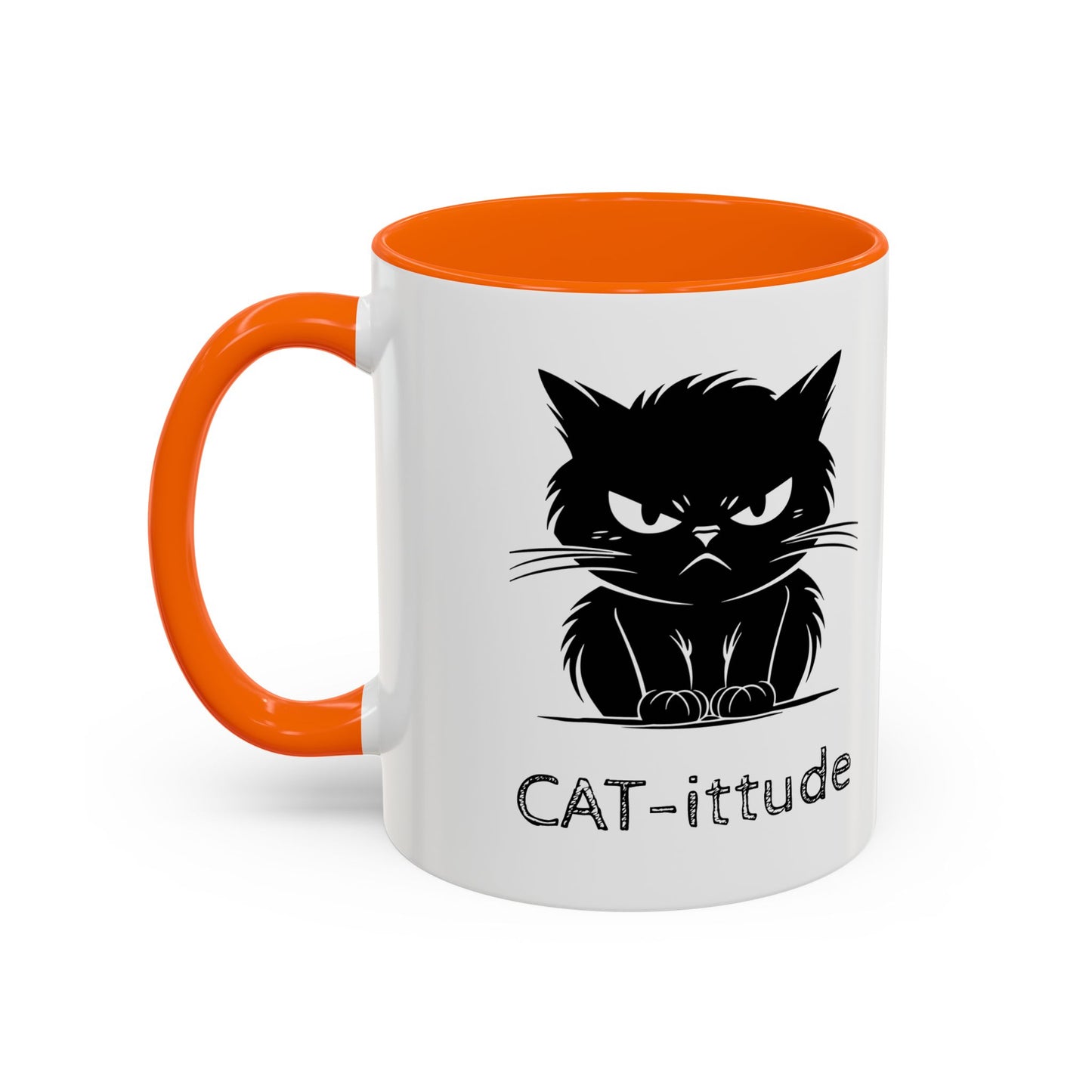 CAT-ittude 2-Tone Coffee Mug