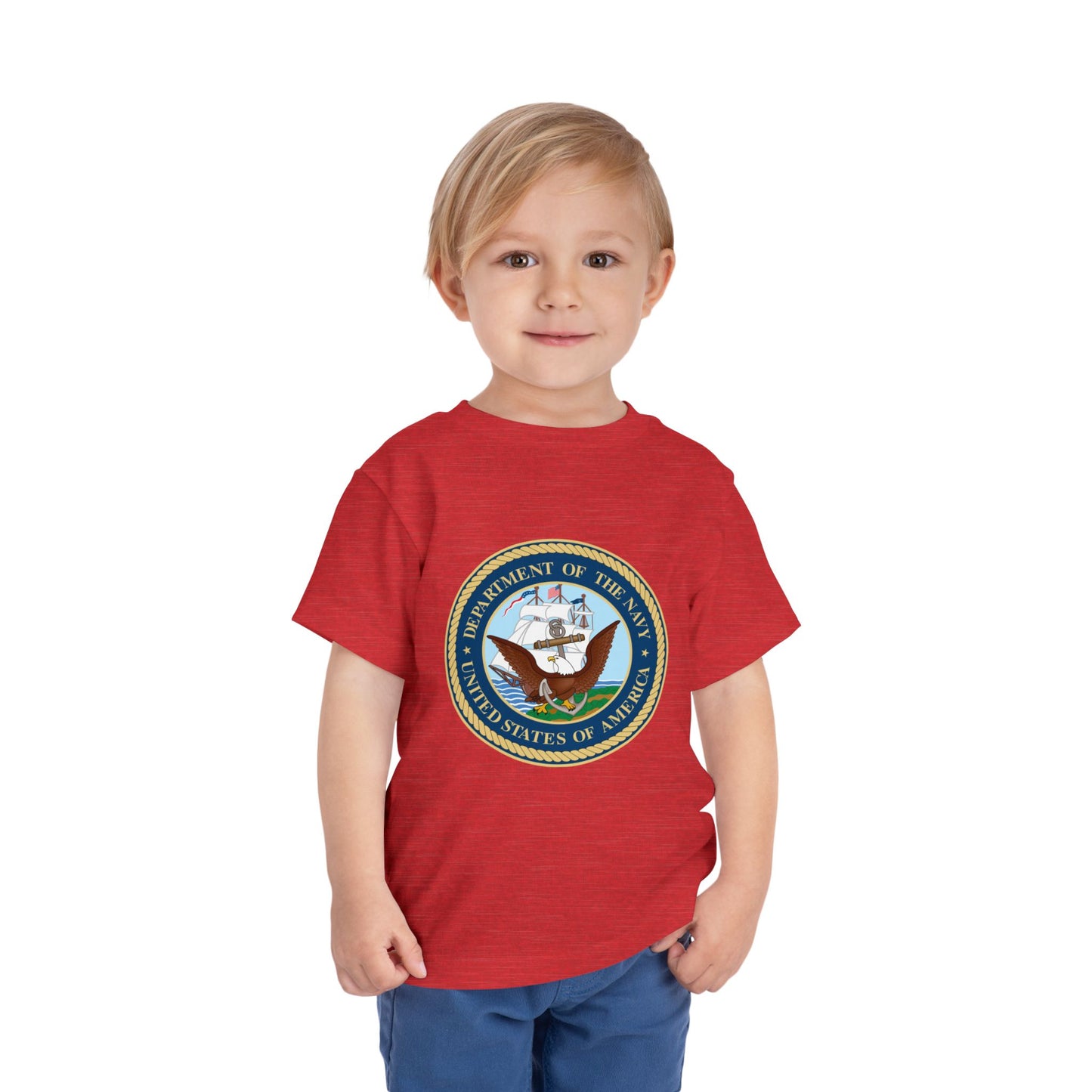 US Navy Toddler Unisex Short Sleeve Crewneck Tee