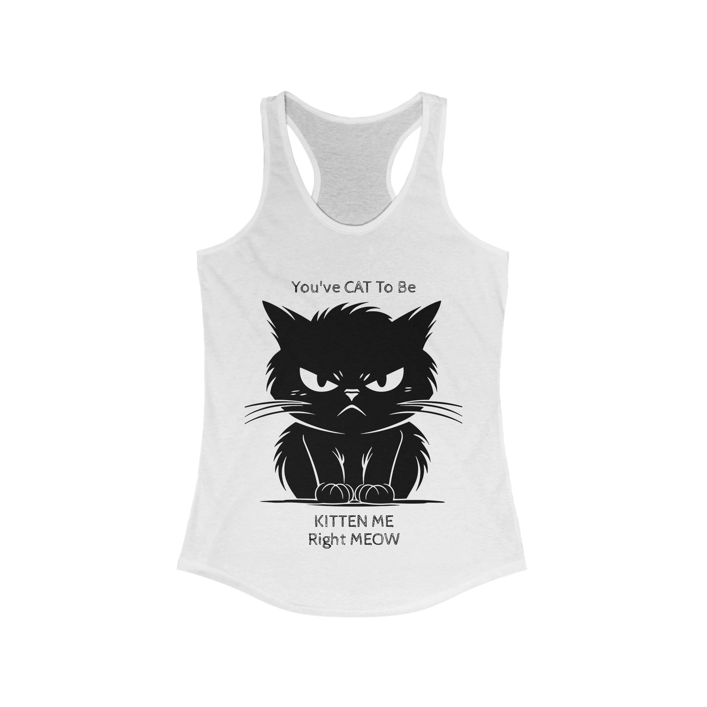 Kitten Me Women's Racerback Tank