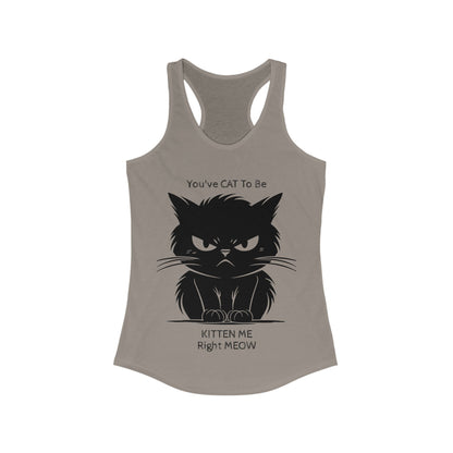 Kitten Me Women's Racerback Tank