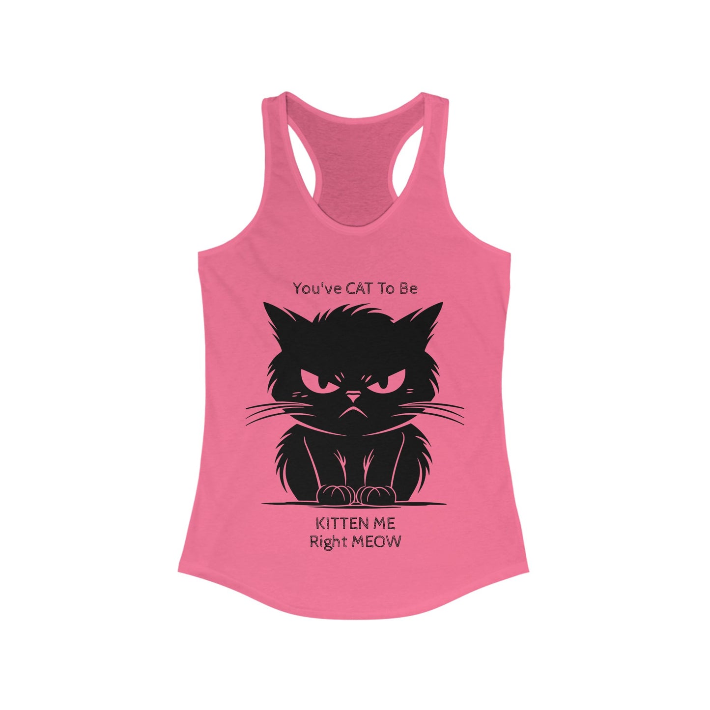 Kitten Me Women's Racerback Tank