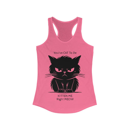 Kitten Me Women's Racerback Tank