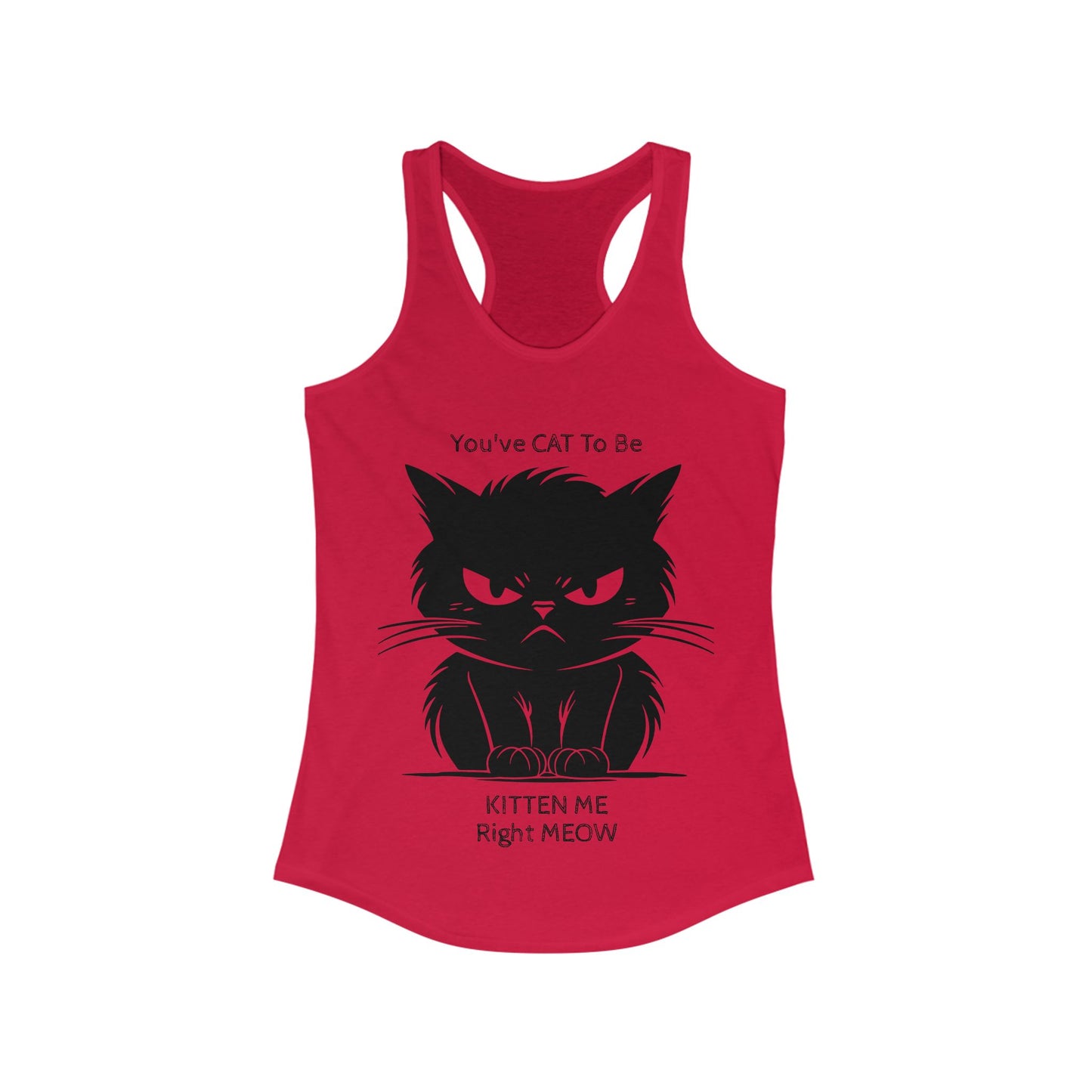 Kitten Me Women's Racerback Tank