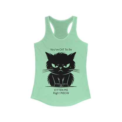 Kitten Me Women's Racerback Tank