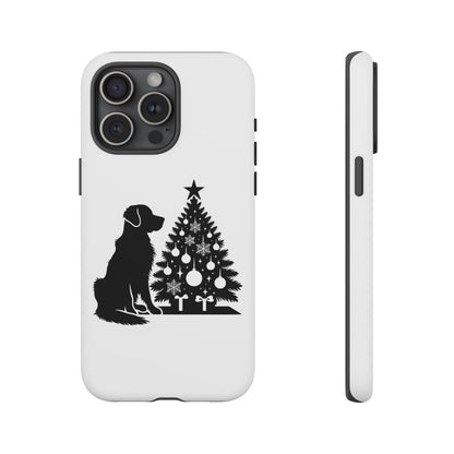 Golden Christmas Tree iPhone Case