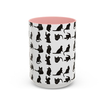 Cats 2-Tone Coffee Mug