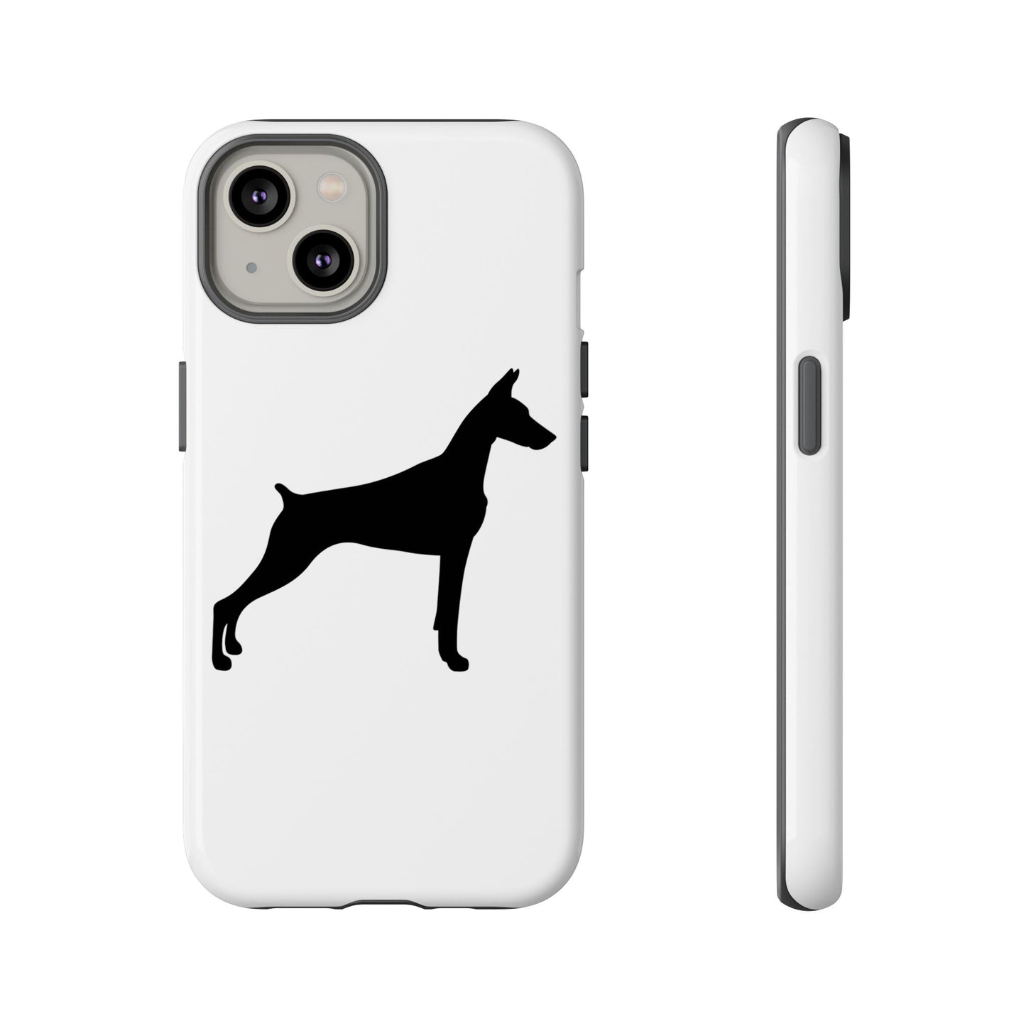 Doberman Silhouette iPhone Case
