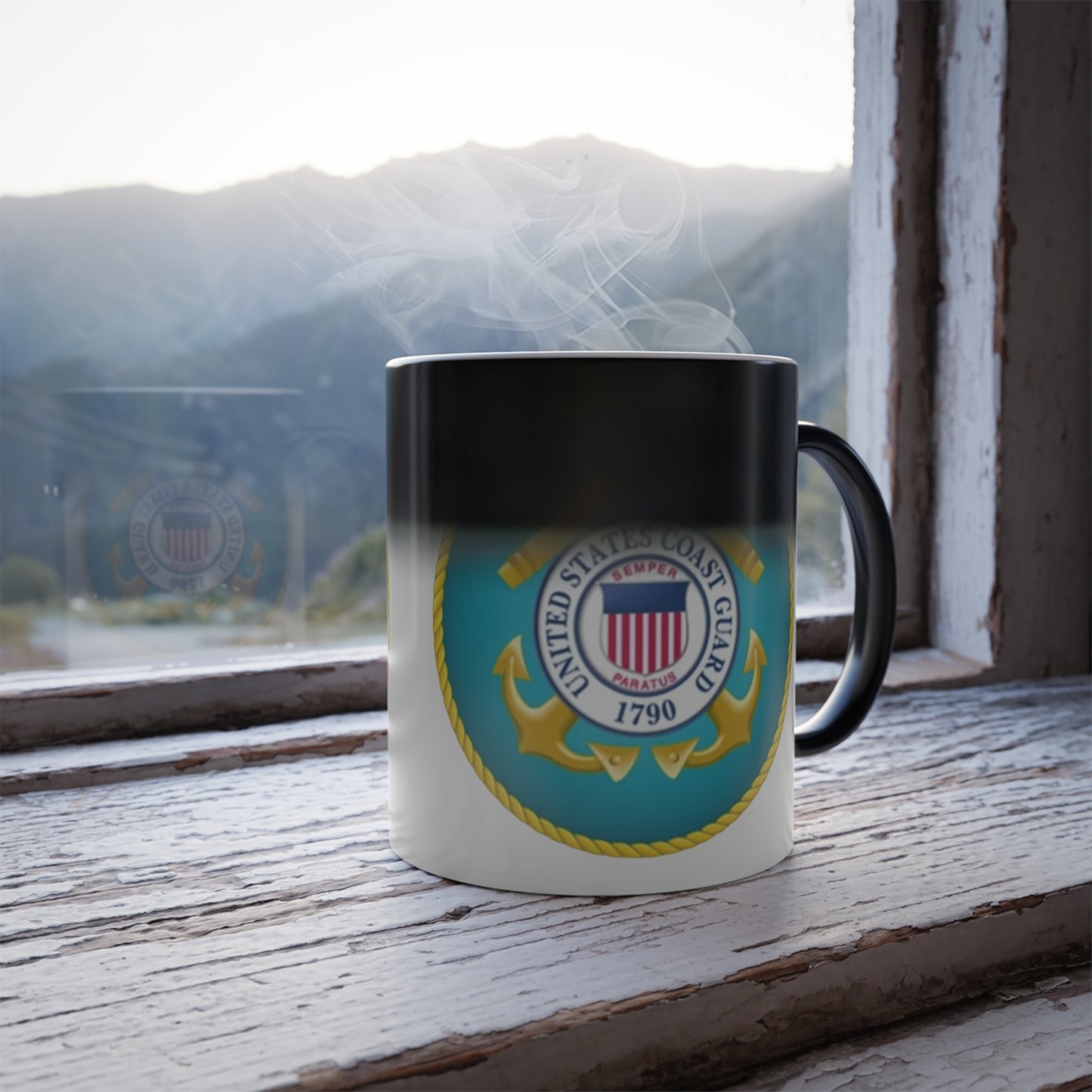 US Coast Guard Color Changing Mug