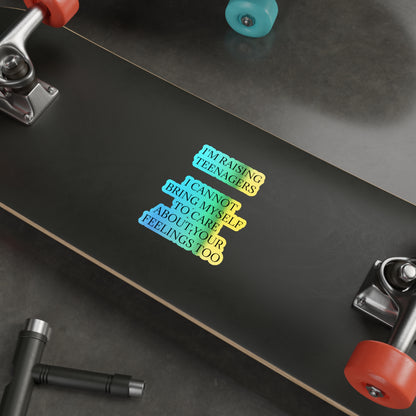 Raising Teenagers Holographic Sticker