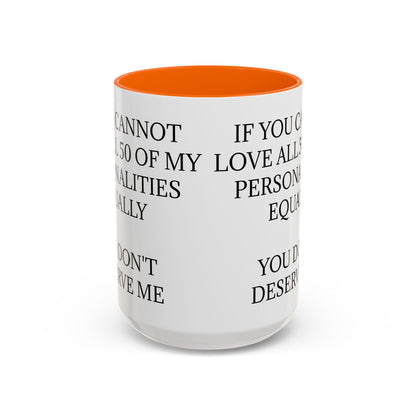 50 Personalities 2-Tone Coffee Mug
