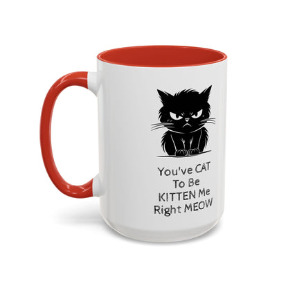 Kitten Me 2-Tone Coffee Mug