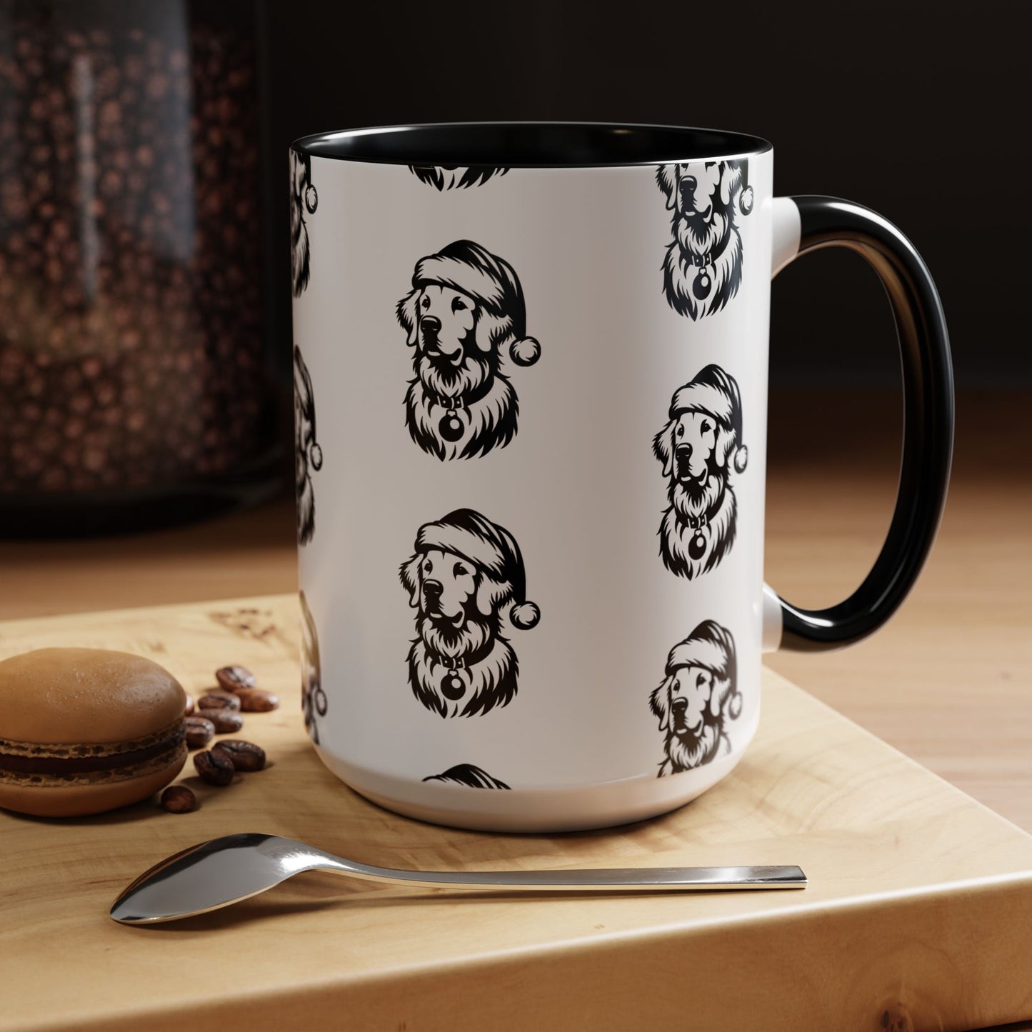 Santa Paws Golden 2-Tone Coffee Mug
