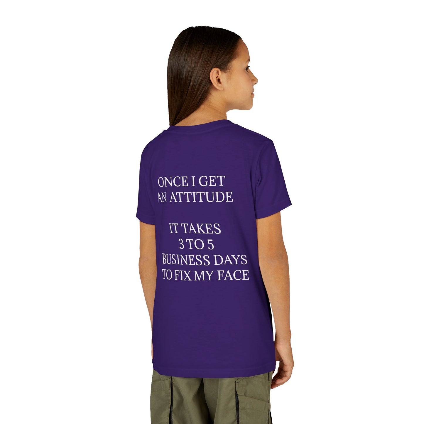 Fix My Face Youth Unisex Short Sleeve Crewneck Tee