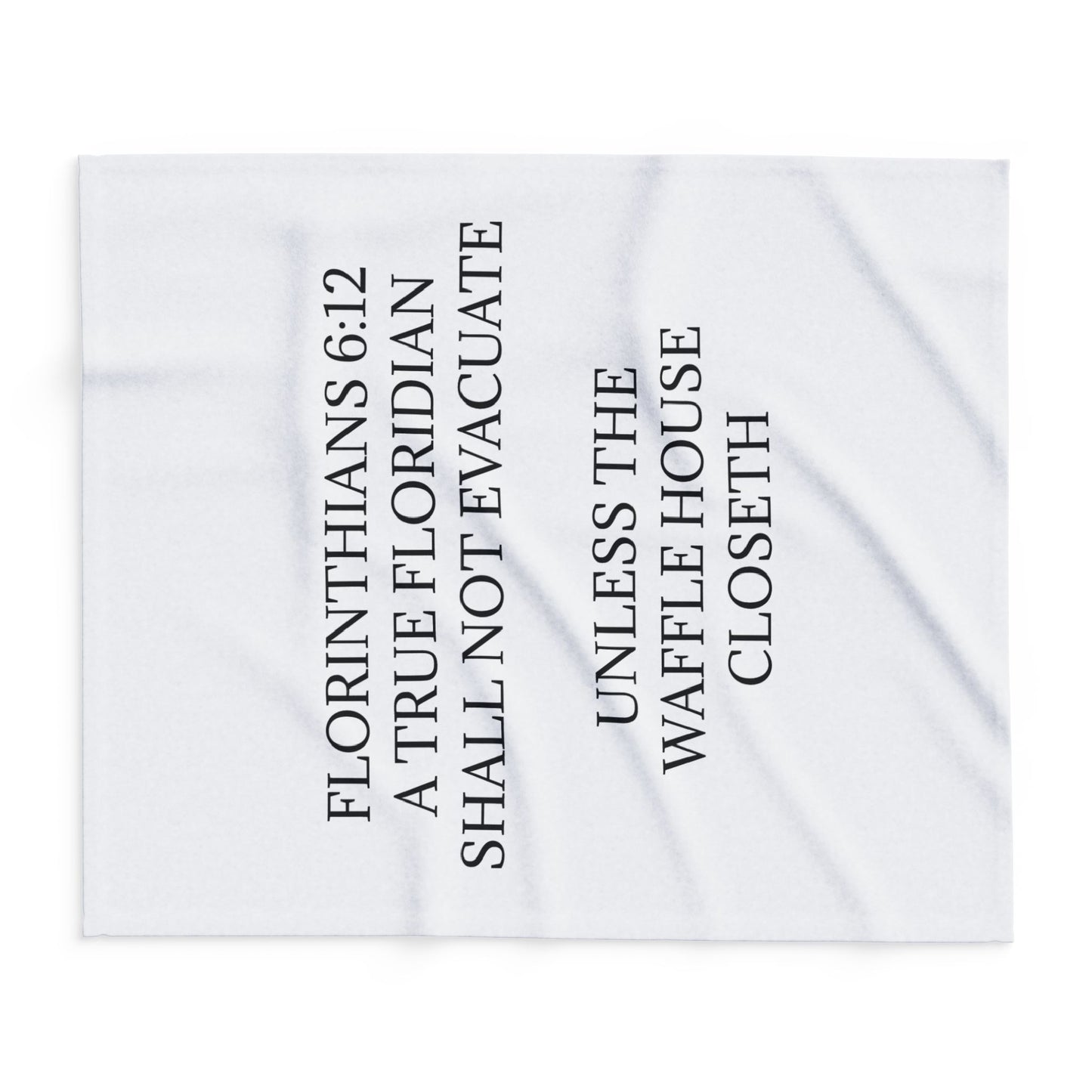 Florinthians 6:12 Arctic Fleece Blanket